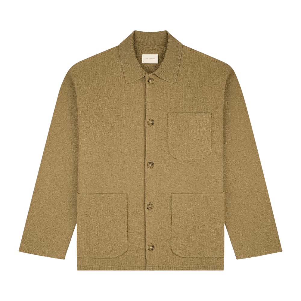 Aimé Leon Dore Knit Chore Jacket Otter