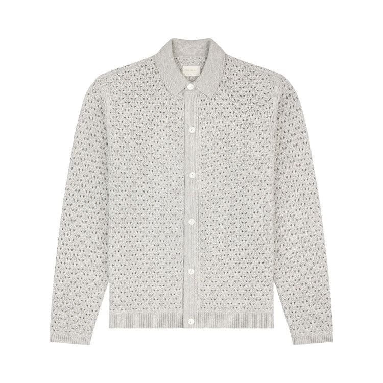 Aimé Leon Dore Knit Polo Cardigan Moonstruck