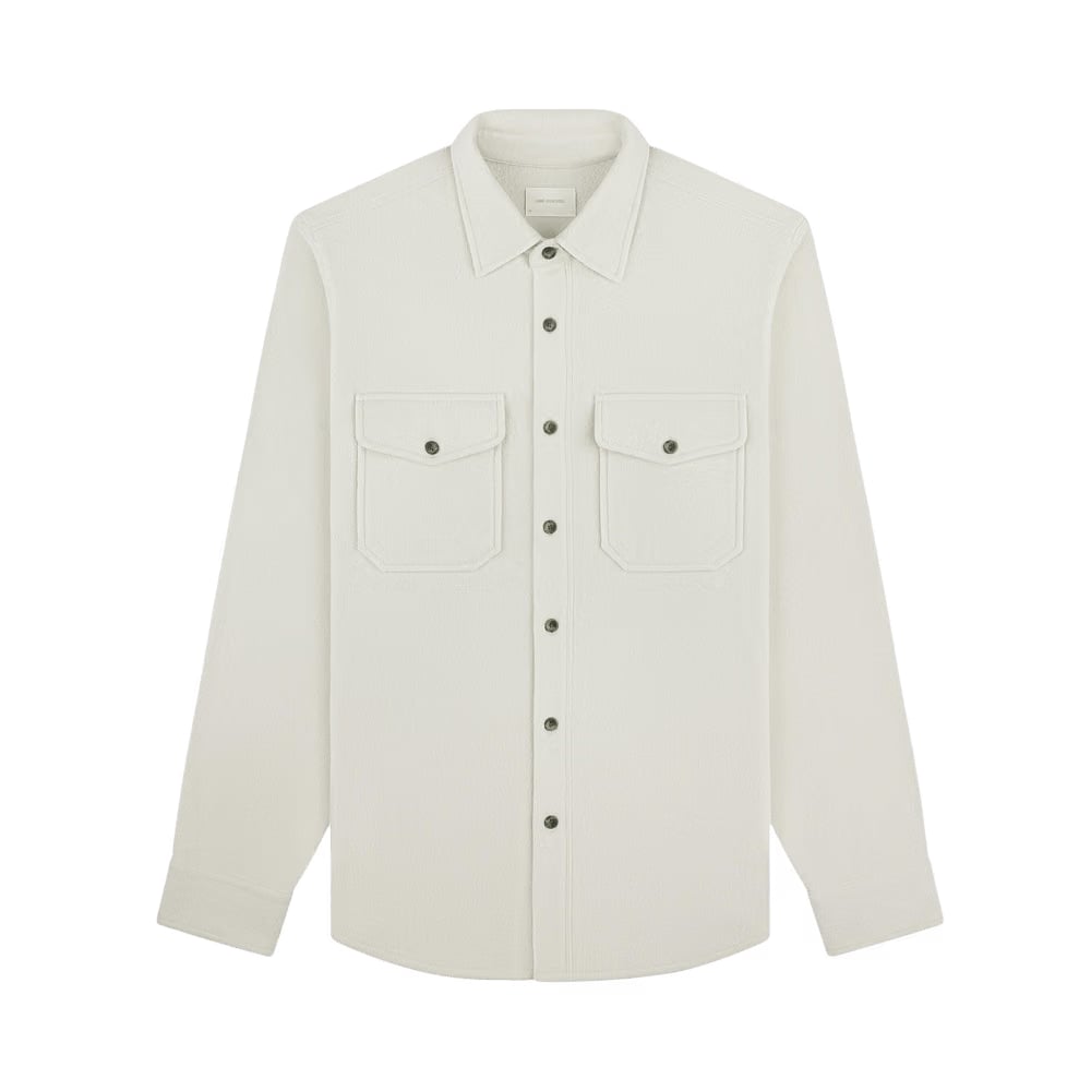 Aimé Leon Dore Lightweight Fleece Shirt Silver Birch
