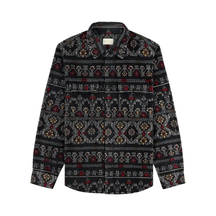 Aimé Leon Dore Lightweight Printed Fleece Shirt Pattern