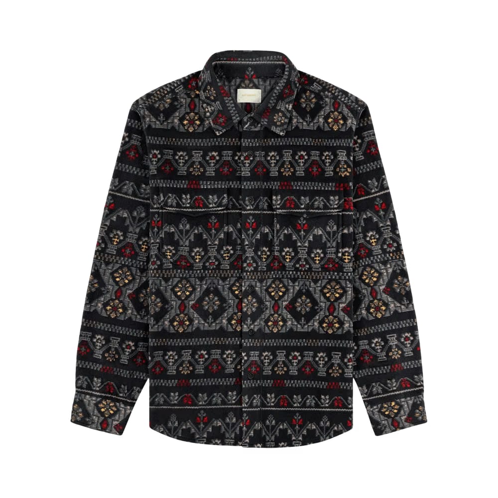 Aimé Leon Dore Lightweight Printed Fleece Shirt Pattern