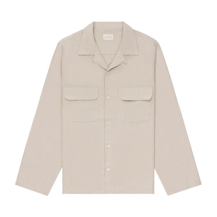Aimé Leon Dore Linen Safari Shirt Natural