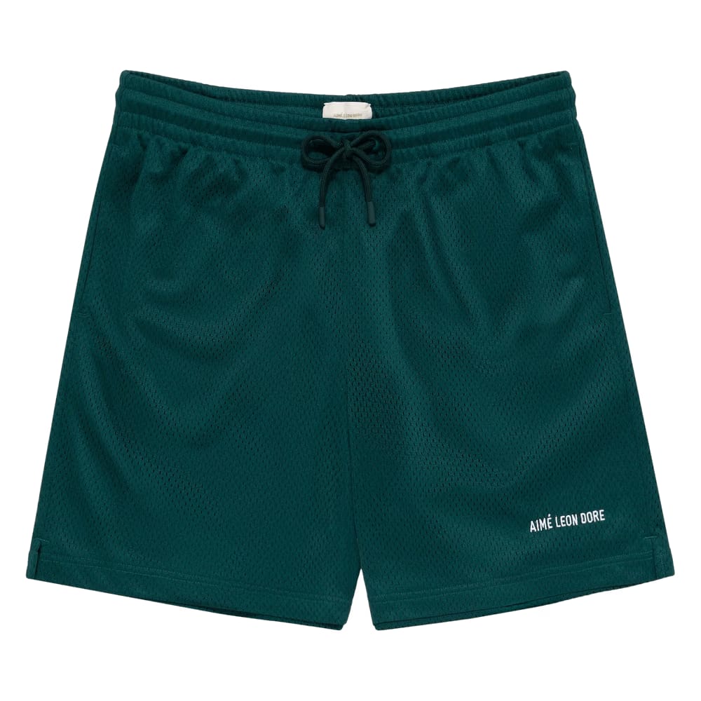 Aimé Leon Dore Logo Gym Shorts Botanical Green