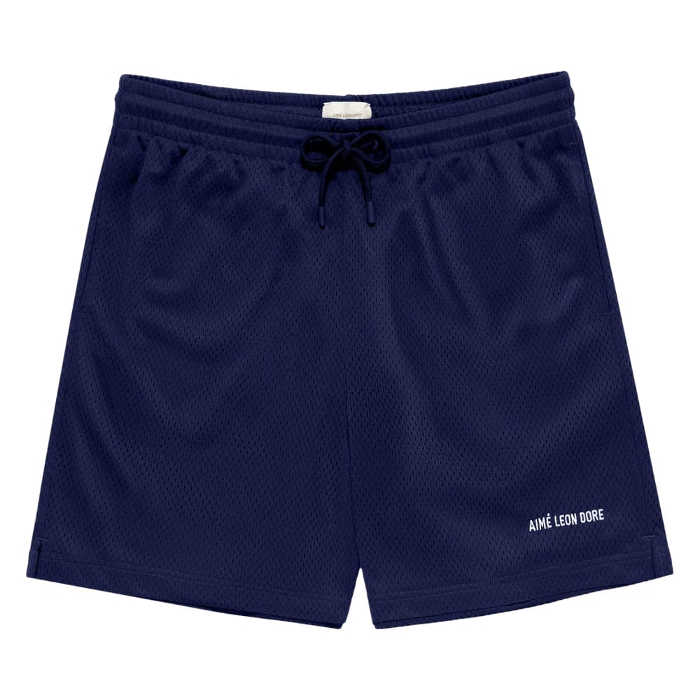 Aimé Leon Dore Logo Gym Shorts Evening Blue