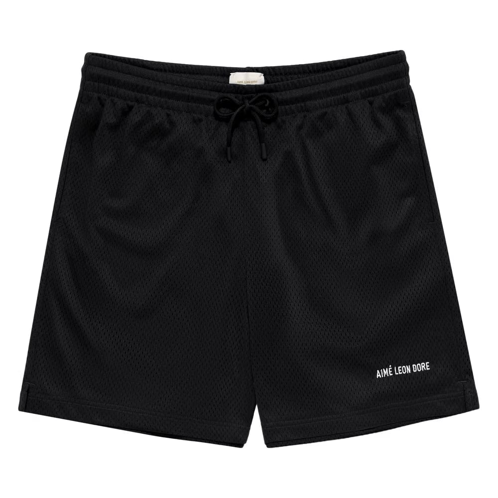 Aimé Leon Dore Logo Gym Shorts Jet Black