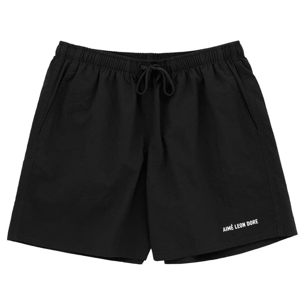 Aimé Leon Dore Logo Swim Shorts Jet Black