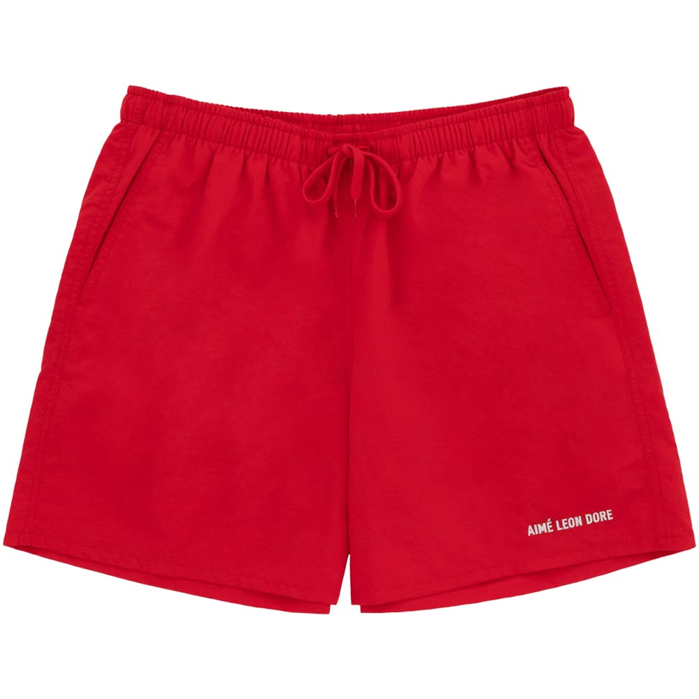 Aimé Leon Dore Logo Swim Shorts True Red