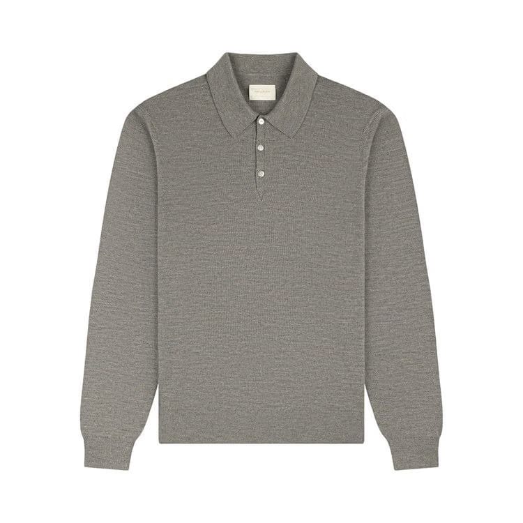 Aimé Leon Dore Long-Sleeve Merino Polo Vetiver