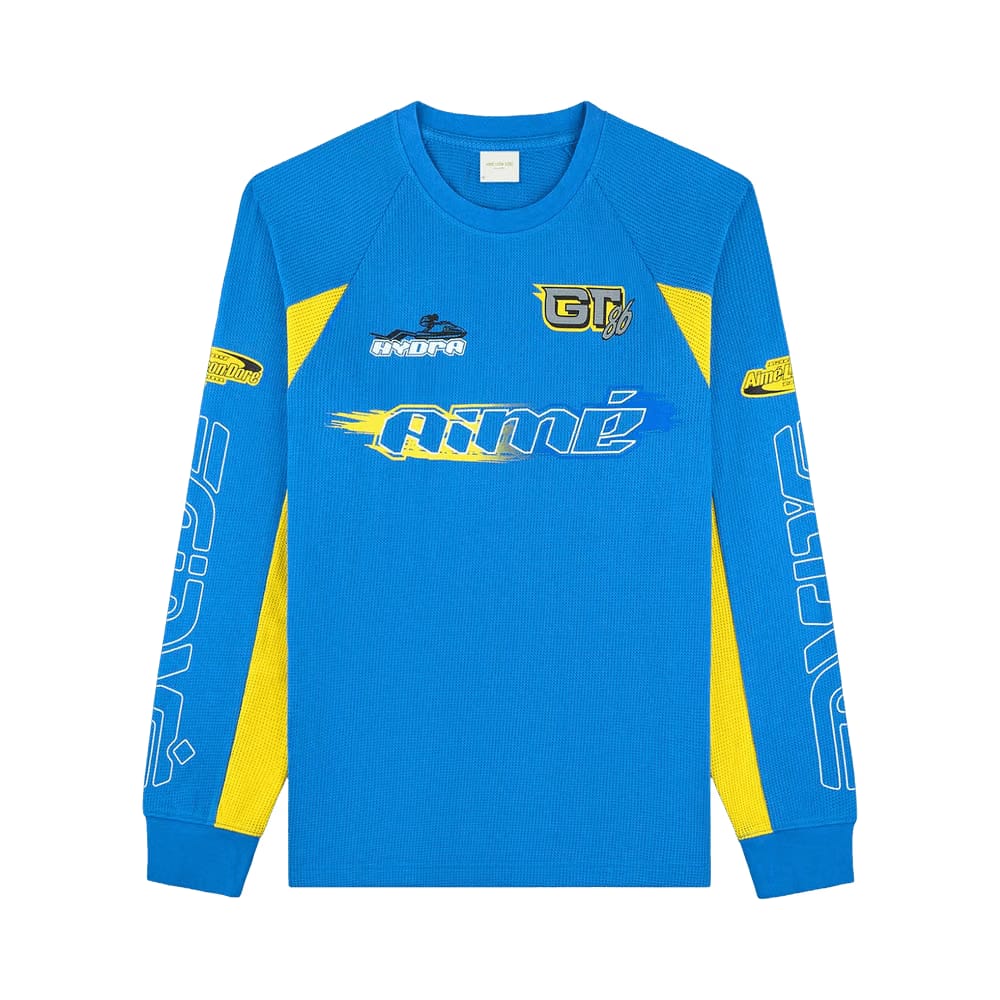 Aimé Leon Dore Long-Sleeve Mesh Waverunner T-Shirt Super Sonic