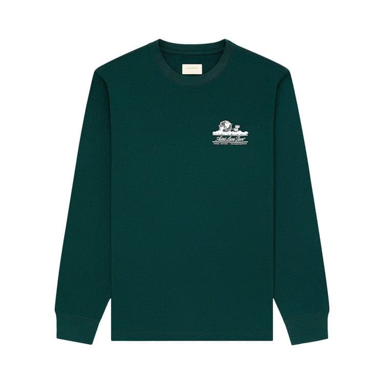 Aimé Leon Dore Long-Sleeve Unisphere T-Shirt Botanical Green