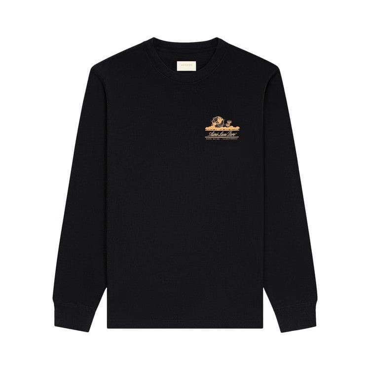 Aimé Leon Dore Long-Sleeve Unisphere T-Shirt Jet Black