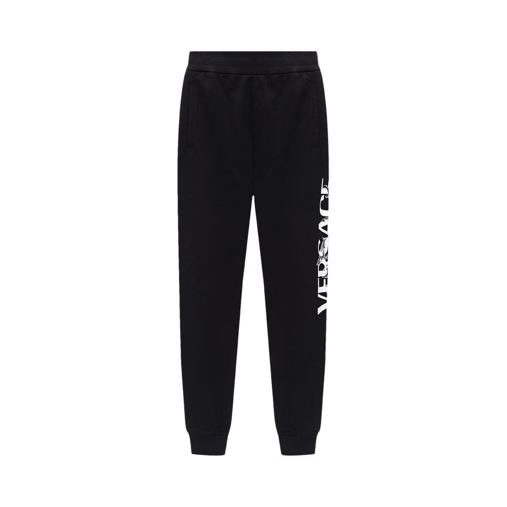 Versace Logo Sweatpants Black