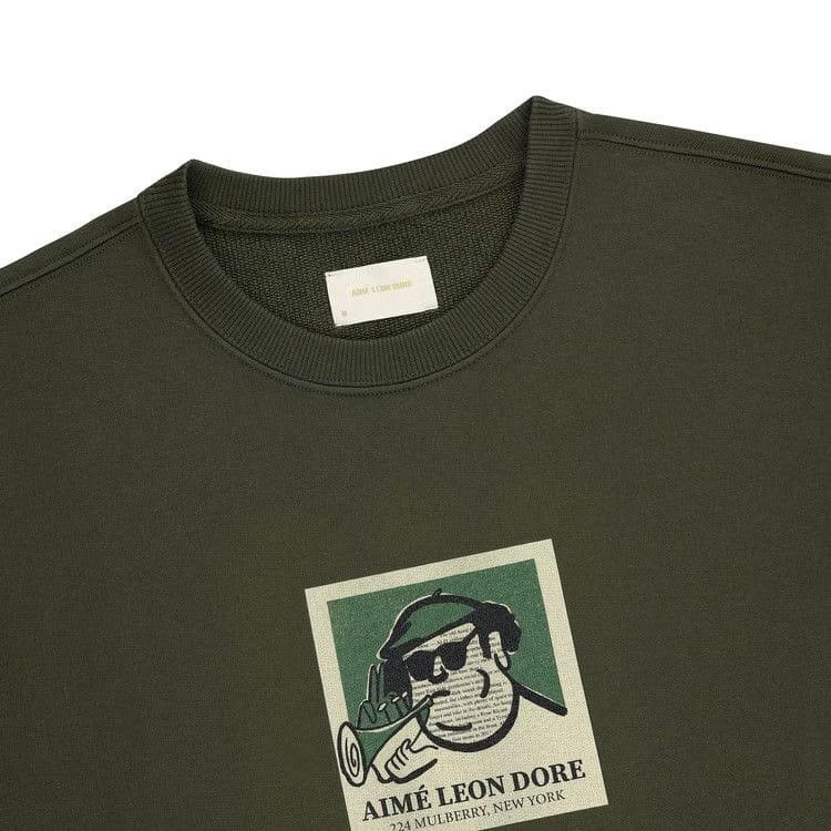 Aimé Leon Dore Musician Crewneck Sweatshirt Deep Depths