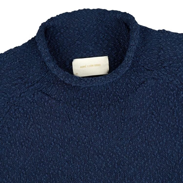 Aimé Leon Dore Nautical Rollneck Sweater Navy