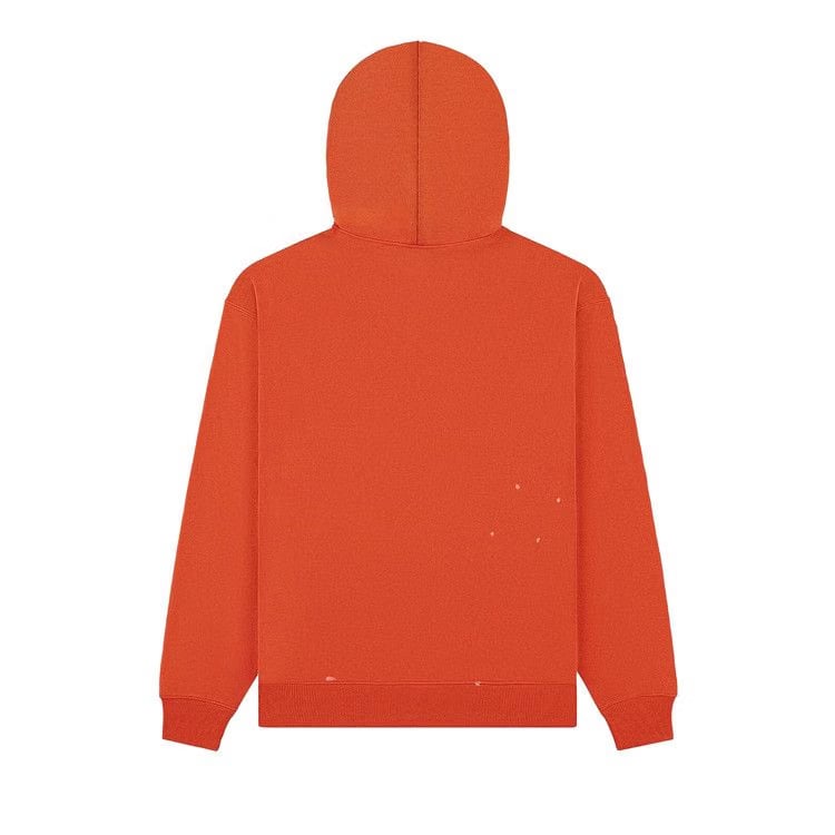 Aimé Leon Dore Paint Splatter Hoodie Faded Orange