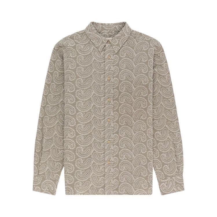 Aimé Leon Dore Paisley Embroidered Shirt Laurel Oak
