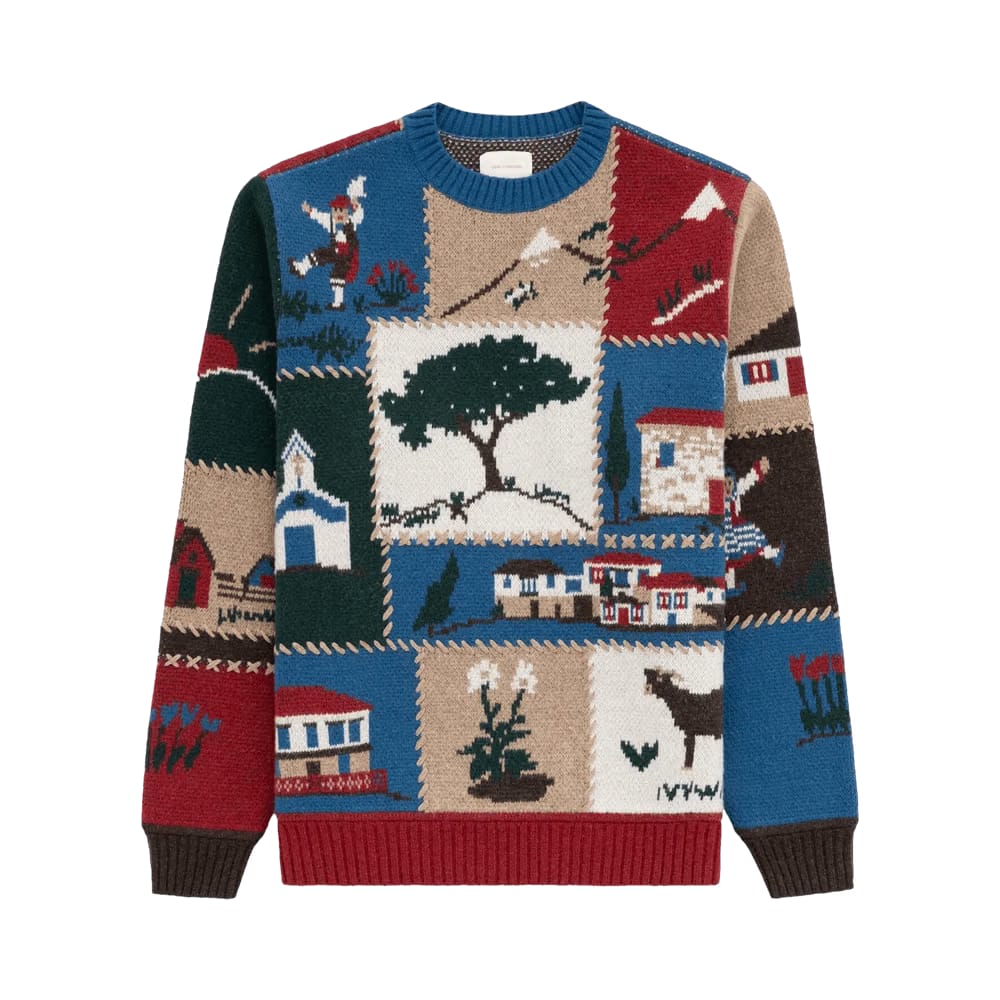 Aimé Leon Dore Patchwork Crewneck Multicolor