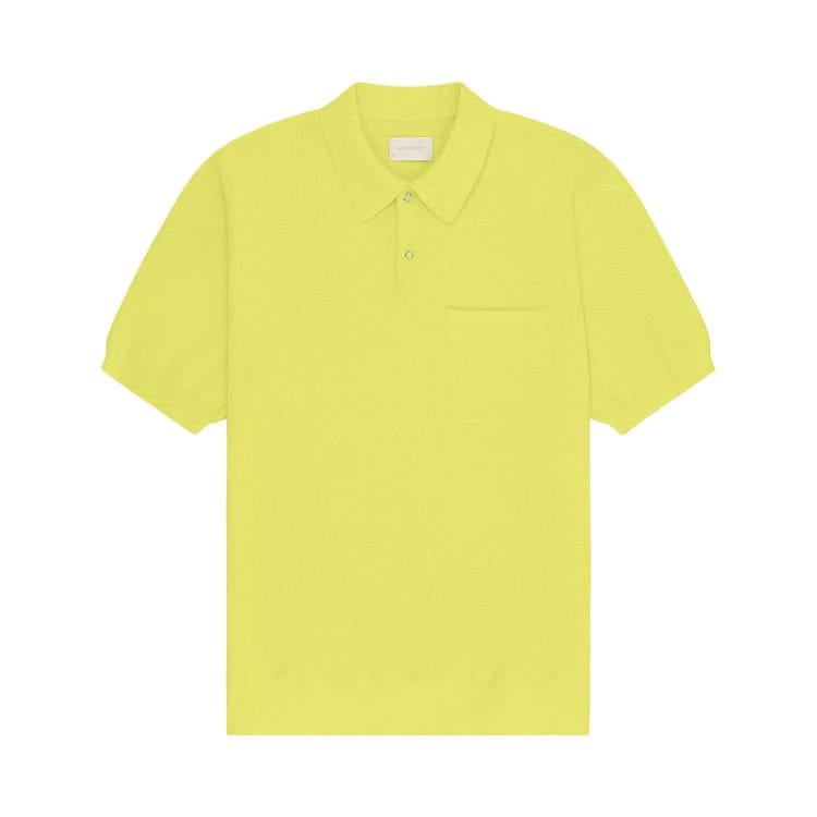 Aimé Leon Dore Shorts-Sleeve Knit Polo Celery