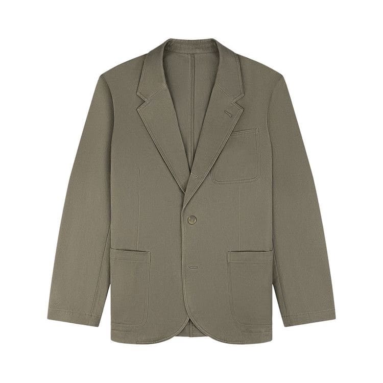 Aimé Leon Dore Single-Breasted Washed Twill Suit Jacket Laurel Oak