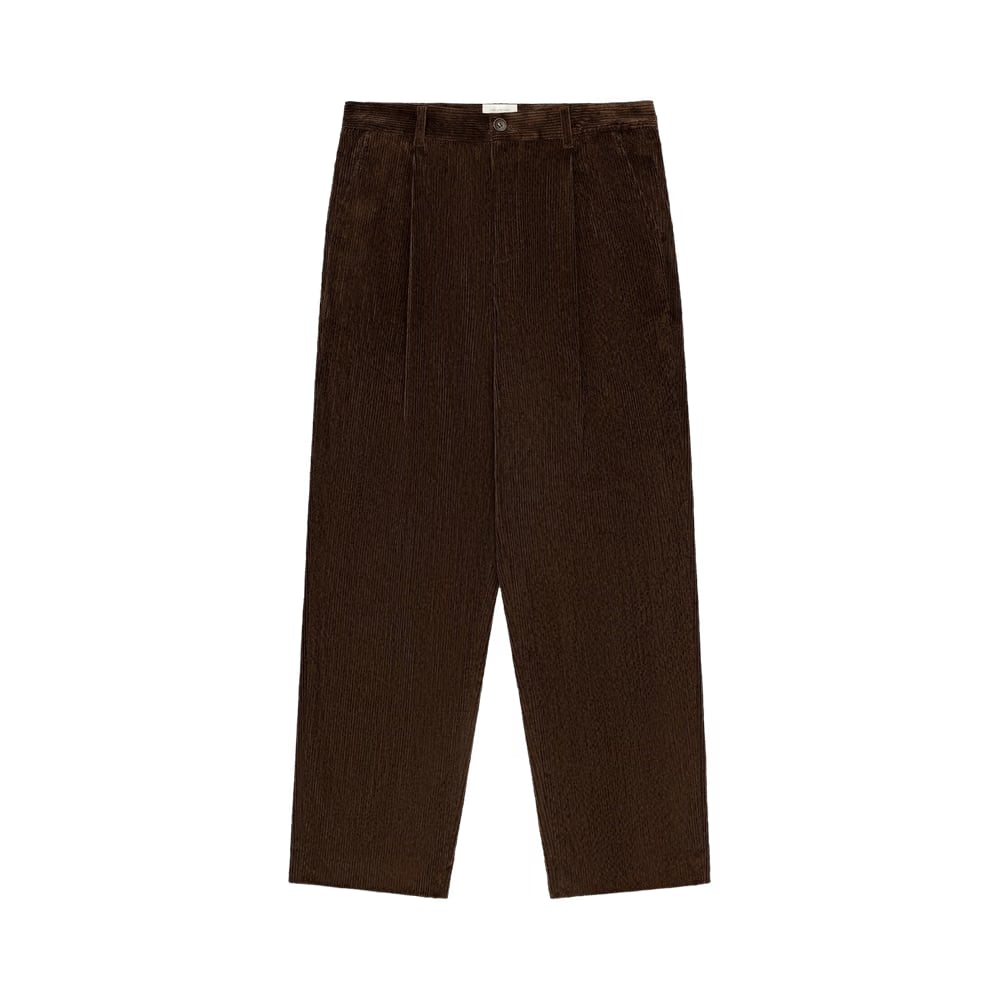 Aimé Leon Dore Single Pleated Corduroy Pant Brown