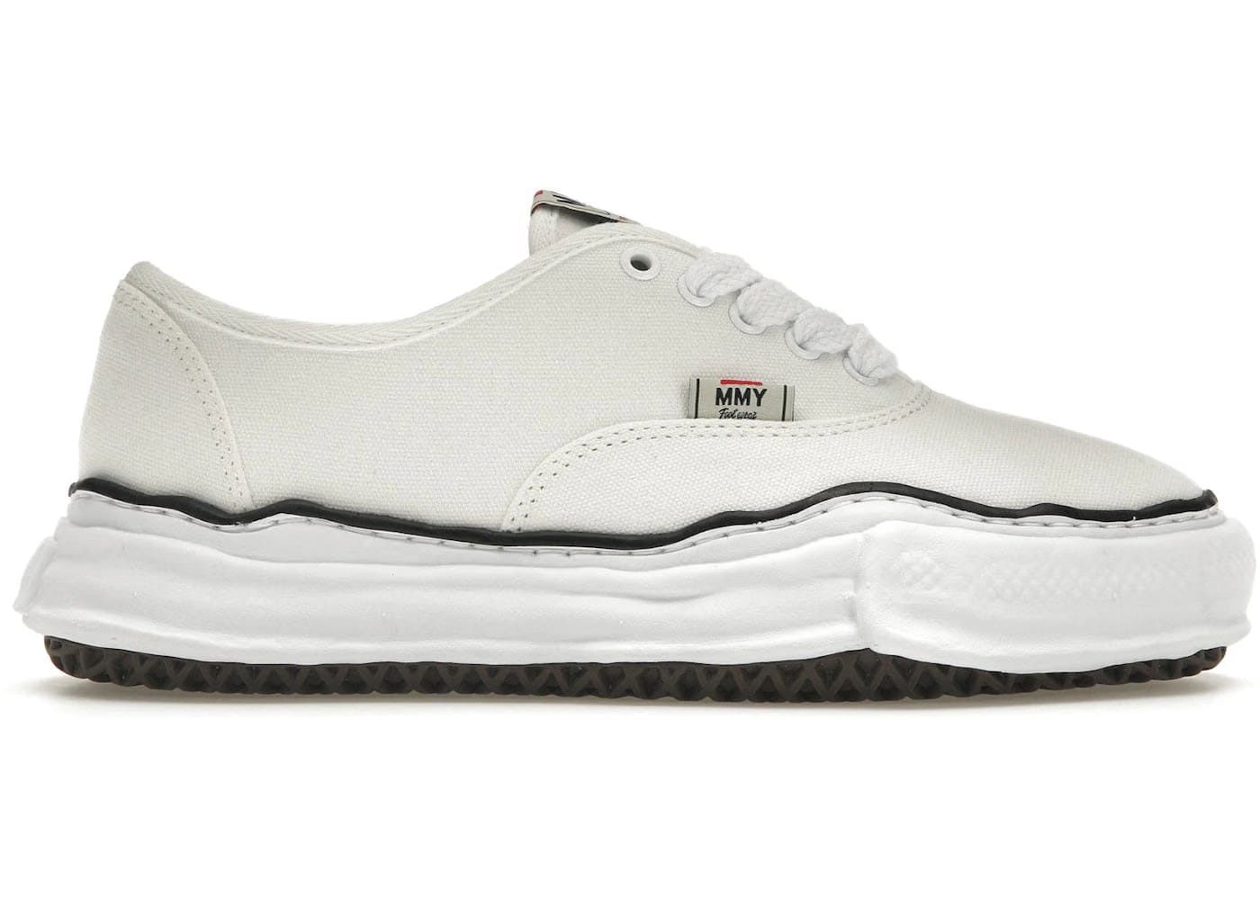 Maison Mihara Yasuhiro Baker OG Sole Canvas Low White