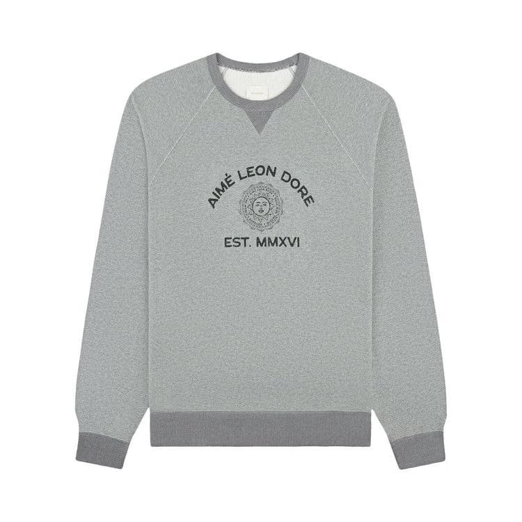 Aimé Leon Dore Souvenir Crewneck Sweatshirt Heather Grey