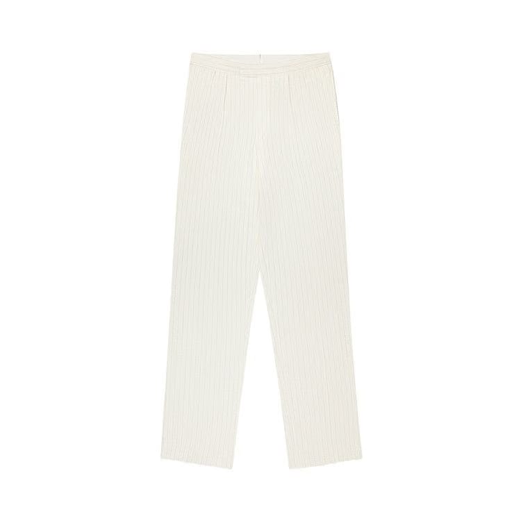 Aimé Leon Dore Striped Linen Suit Trouser Natural Stripe
