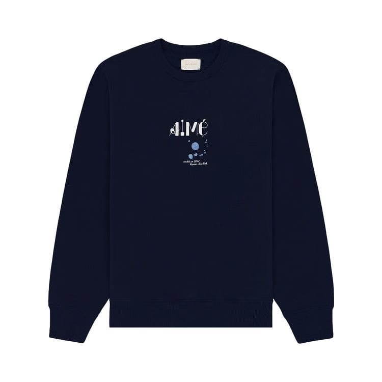 Aimé Leon Dore Studio Crewneck Sweatshirt Navy Blazer