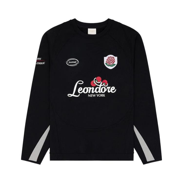 Aimé Leon Dore Team Leon Performance Crewneck Sweatshirt Jet Black