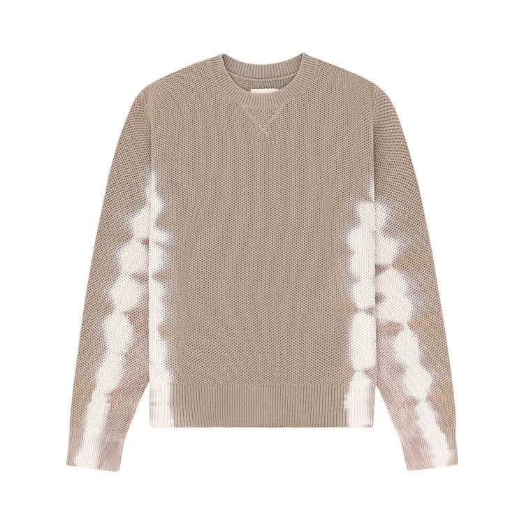 Aimé Leon Dore Tie Dyed Crewneck Sweater Beige