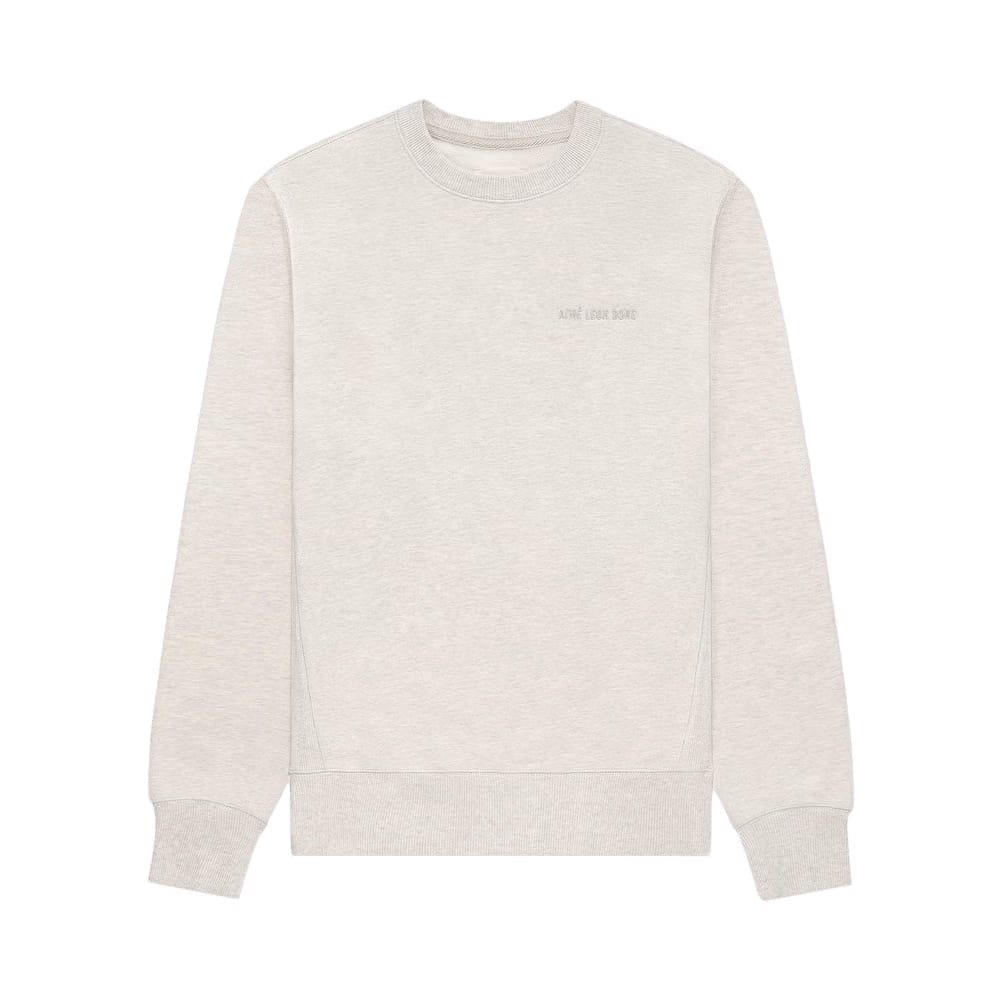 Aimé Leon Dore Tonal Logo Crewneck Sweatshirt Oatmeal