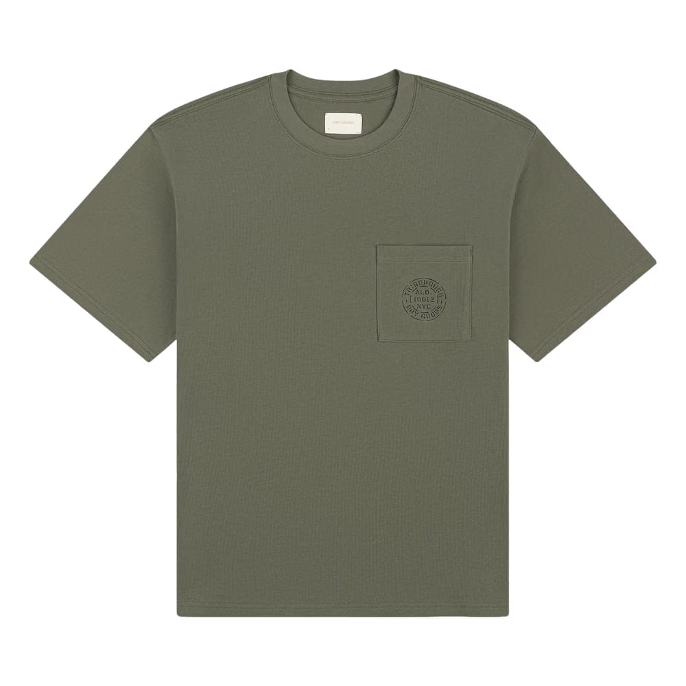 Aimé Leon Dore Triborough Dry Goods Pocket T-Shirt Dusty Olive