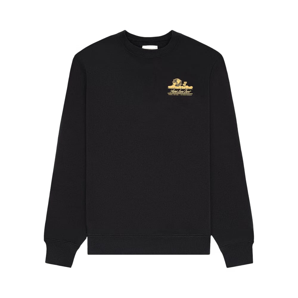 Aimé Leon Dore Unisphere Crewneck Sweatshirt Jet Black
