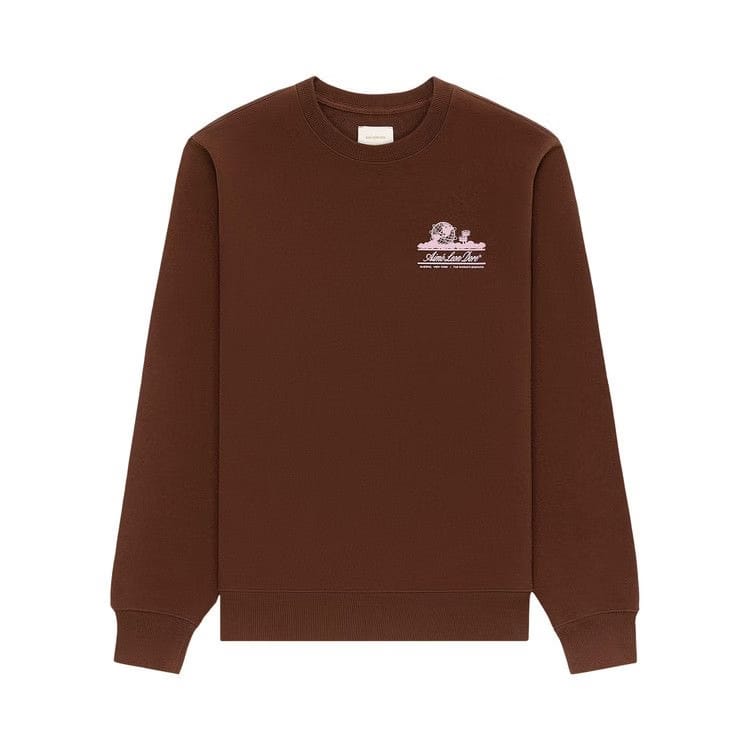Aimé Leon Dore Unisphere Crewneck Sweatshirt Potting Soil