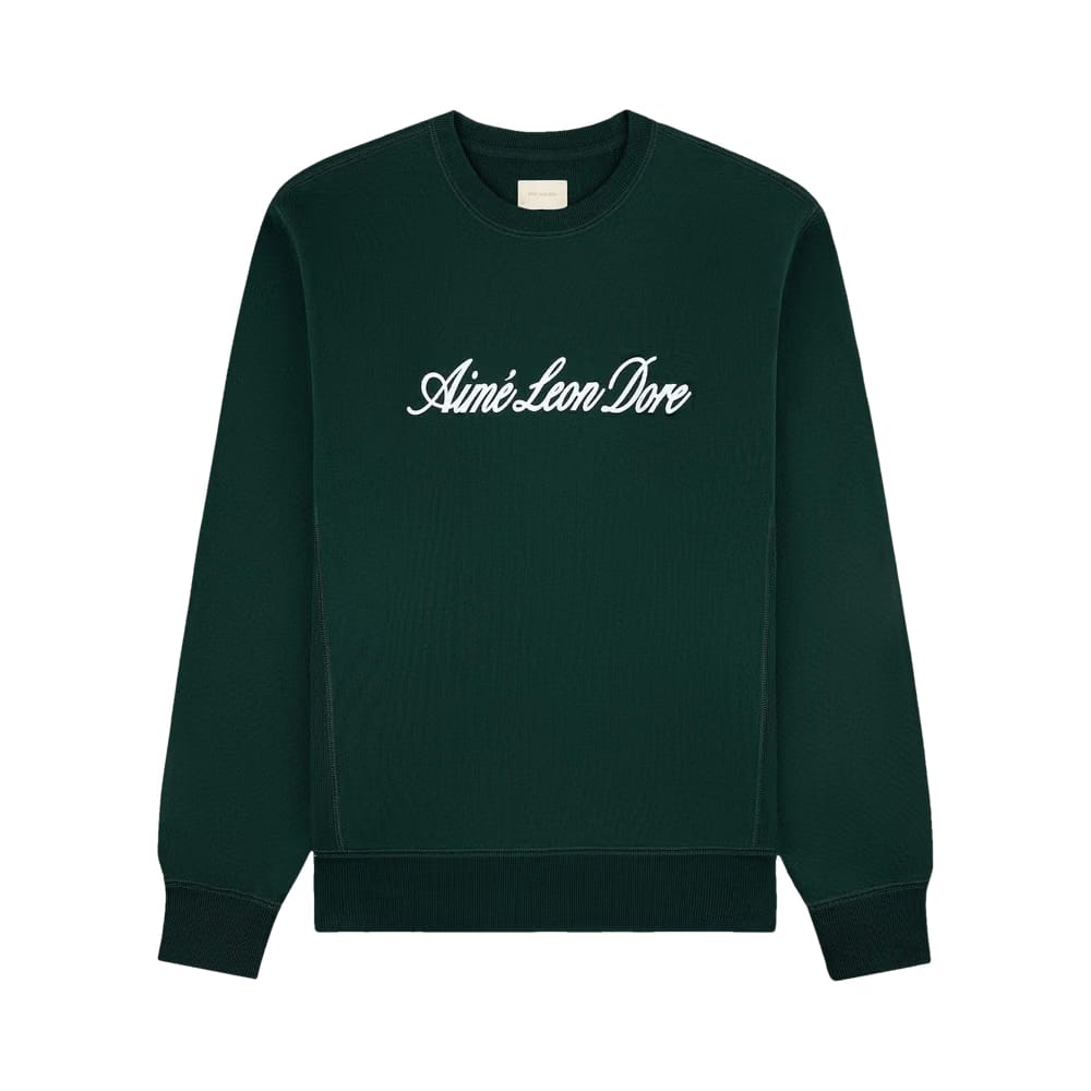 Aimé Leon Dore Vintage Script Crewneck Pine Grove
