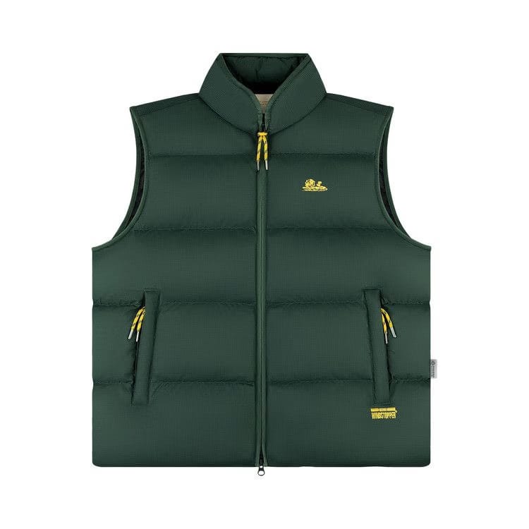 Aimé Leon Dore Windstopper Unisphere Down Puffer Vest By GORE-TEX Labs Jungle Green