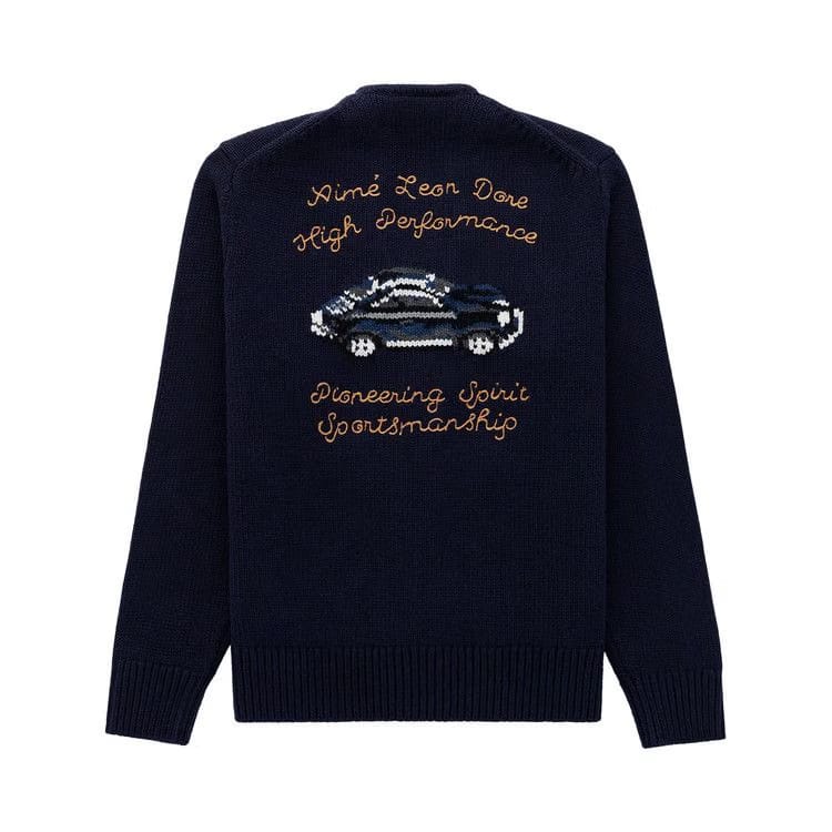 Aimé Leon Dore x Porsche 356 Cardigan Navy Blazer
