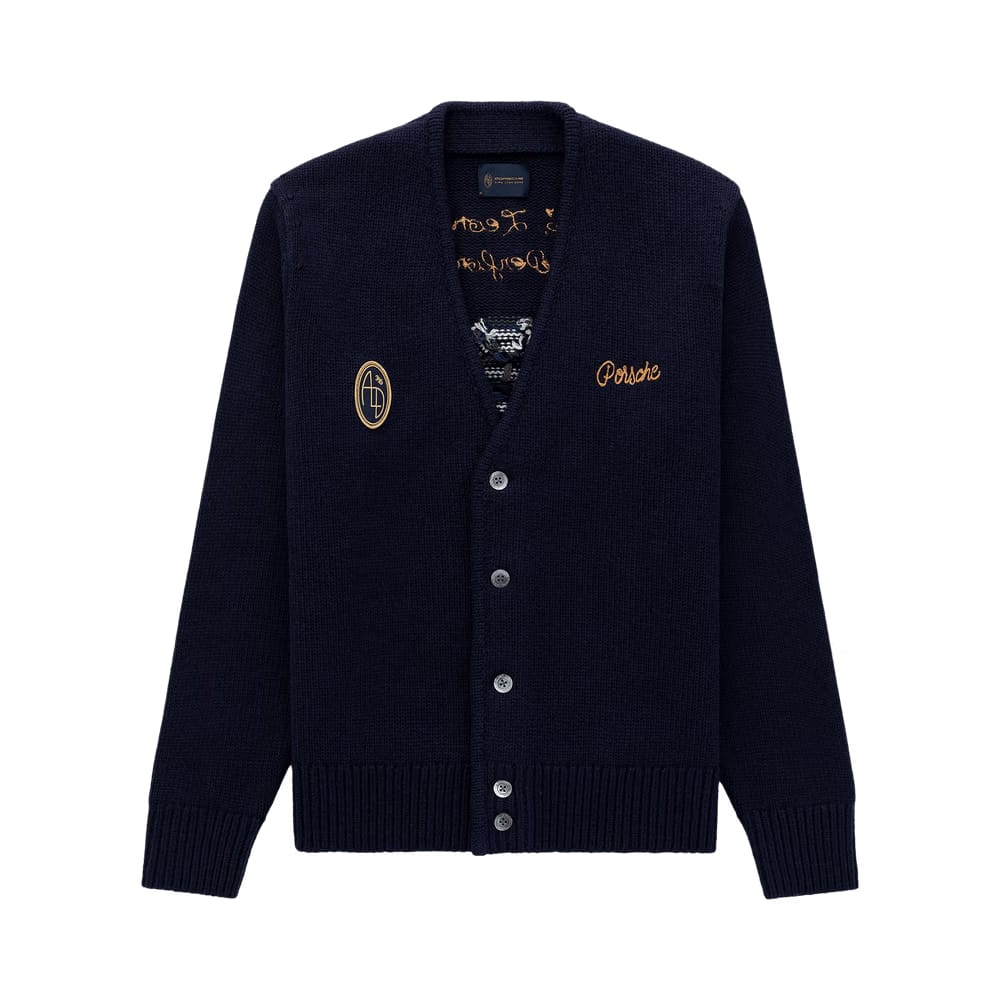 Aimé Leon Dore x Porsche 356 Cardigan Navy Blazer
