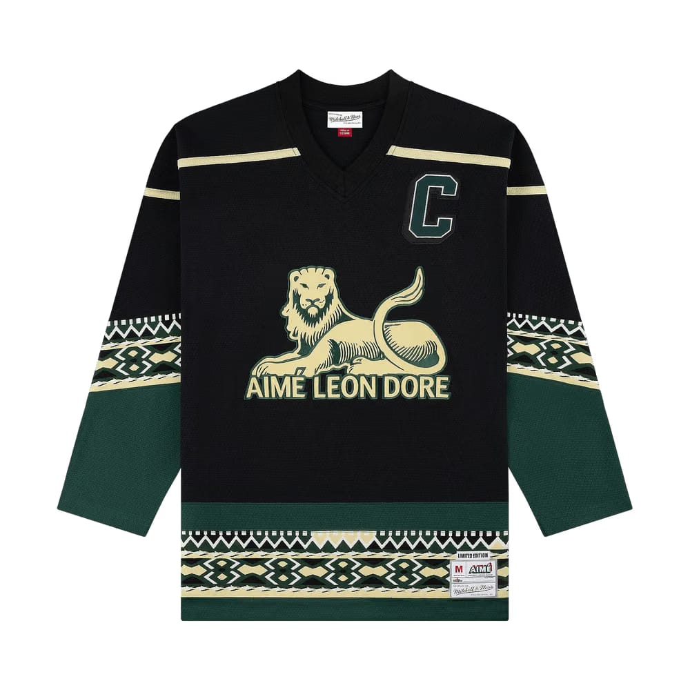 Aimé Leon Dore x Mitchell & Ness Artisan Hockey Jersey Black