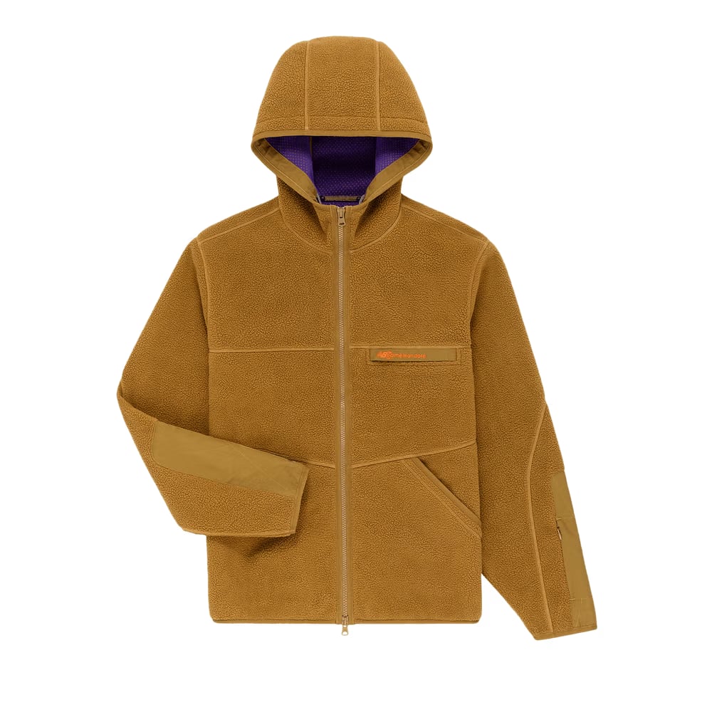 Aimé Leon Dore x New Balance Full Zip Fleece Hoodie Brown