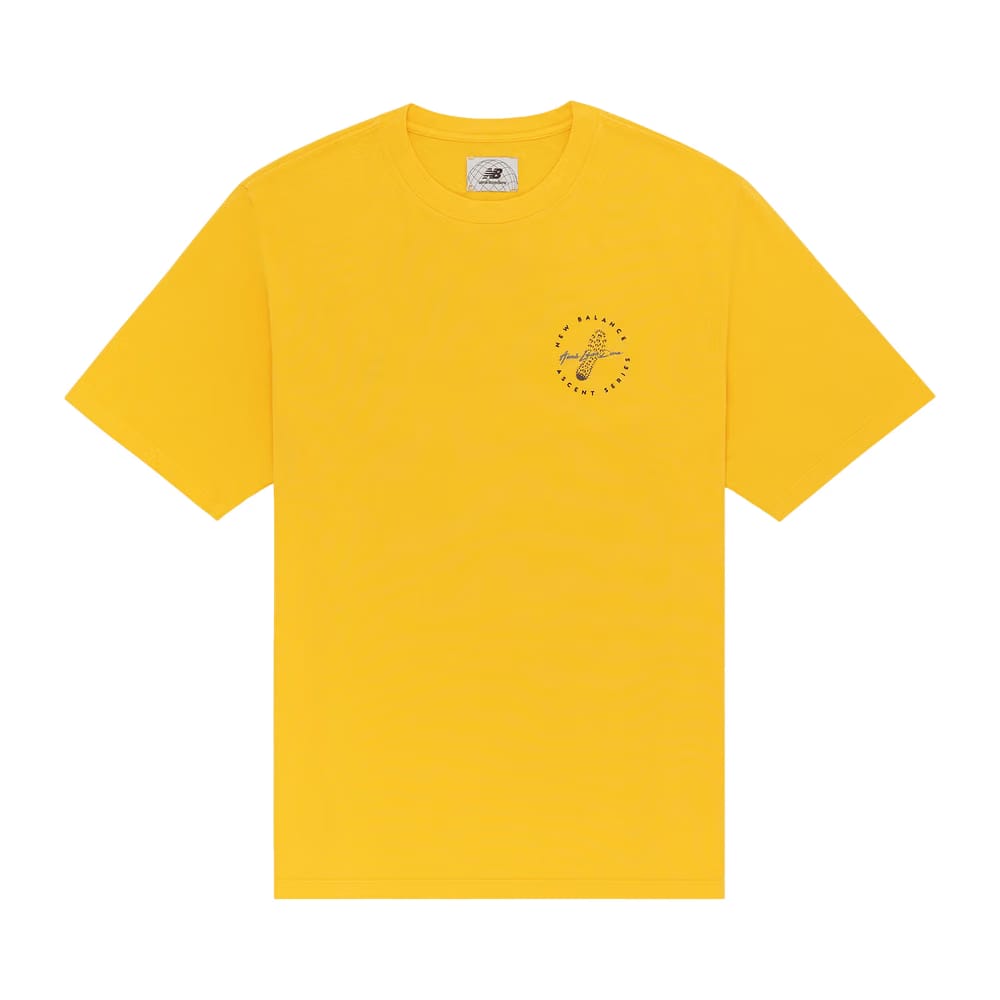 Aimé Leon Dore x New Balance Garment Dyed Logo T-Shirt Yellow