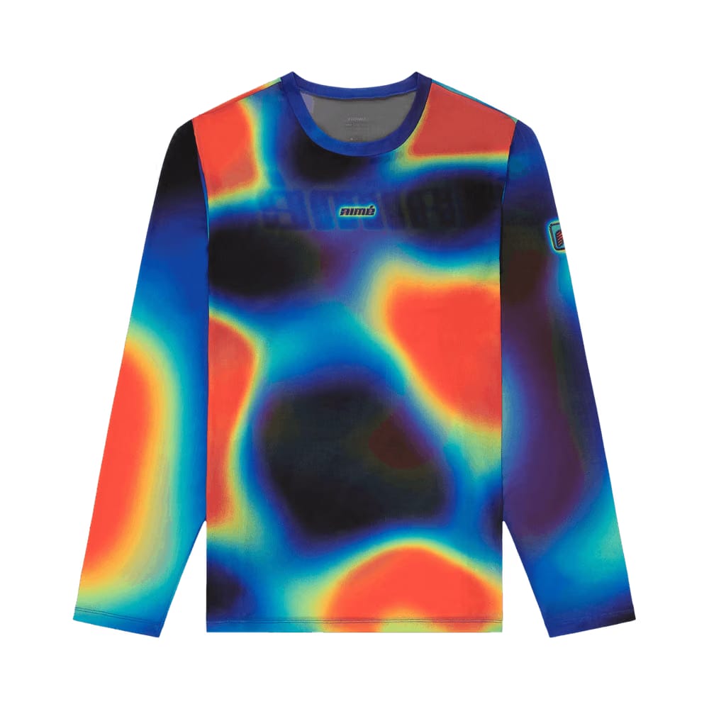 Aimé Leon Dore x New Balance Thermal Print Long-Sleeve Mesh T-Shirt Multicolor