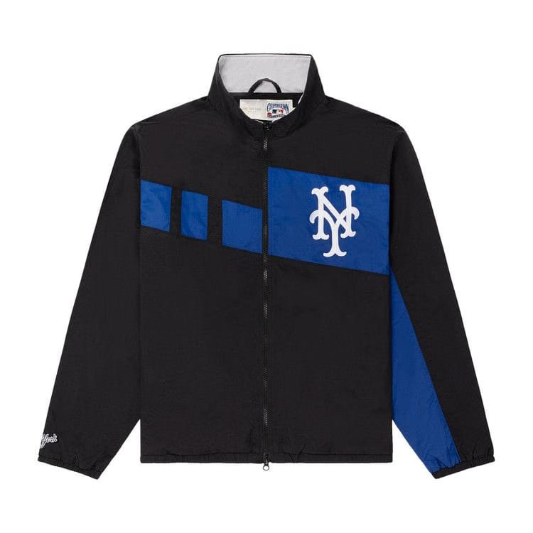 Aimé Leon Dore x New York Mets Colorblock Windbreaker Jet Black