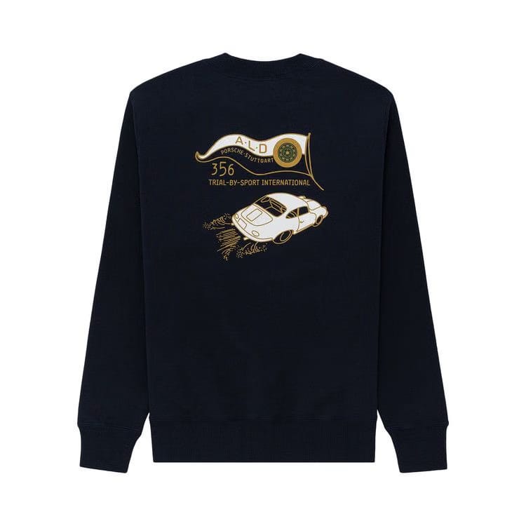 Aimé Leon Dore x Porsche 356 Crewneck Sweatshirt Navy Blazer