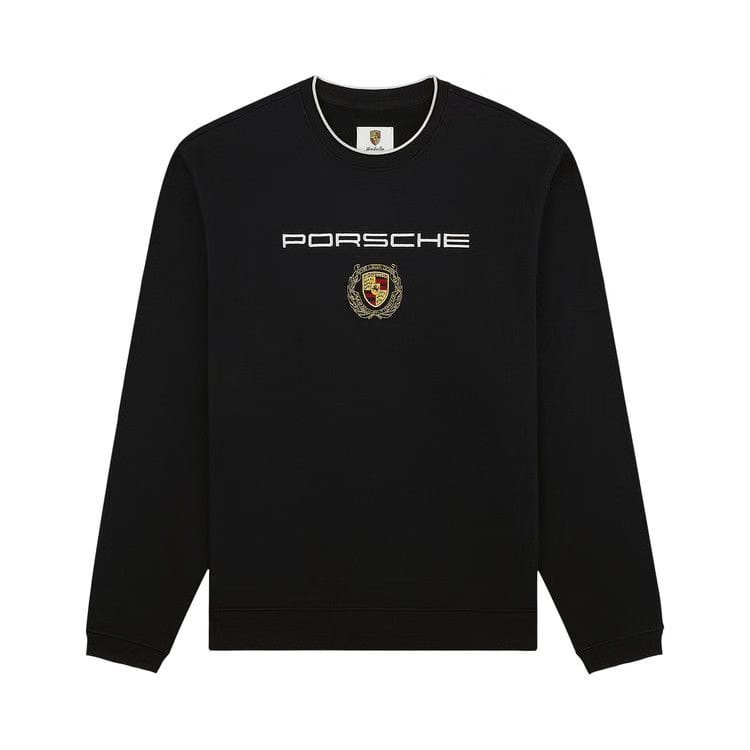 Aimé Leon Dore x Porsche Embroidered Crewneck Sweatshirt Jet Black