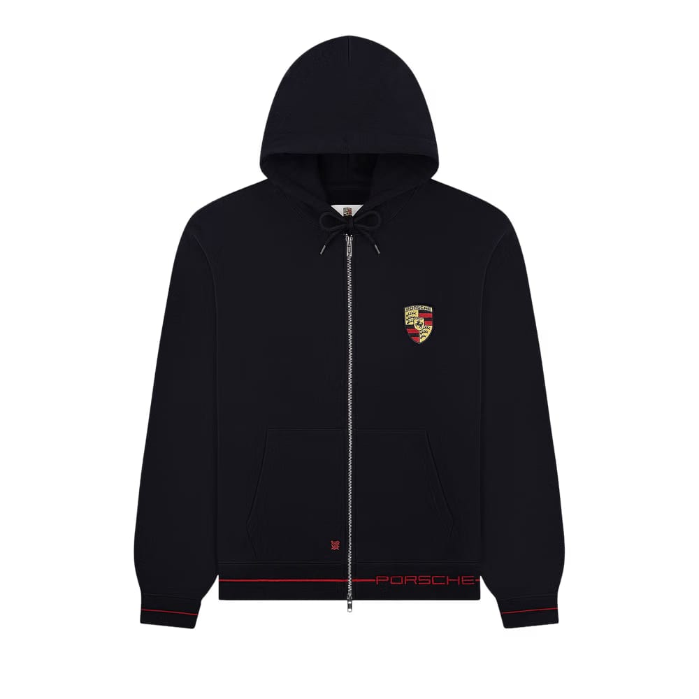 Aimé Leon Dore x Porsche Full-Zip Hoodie Jet Black