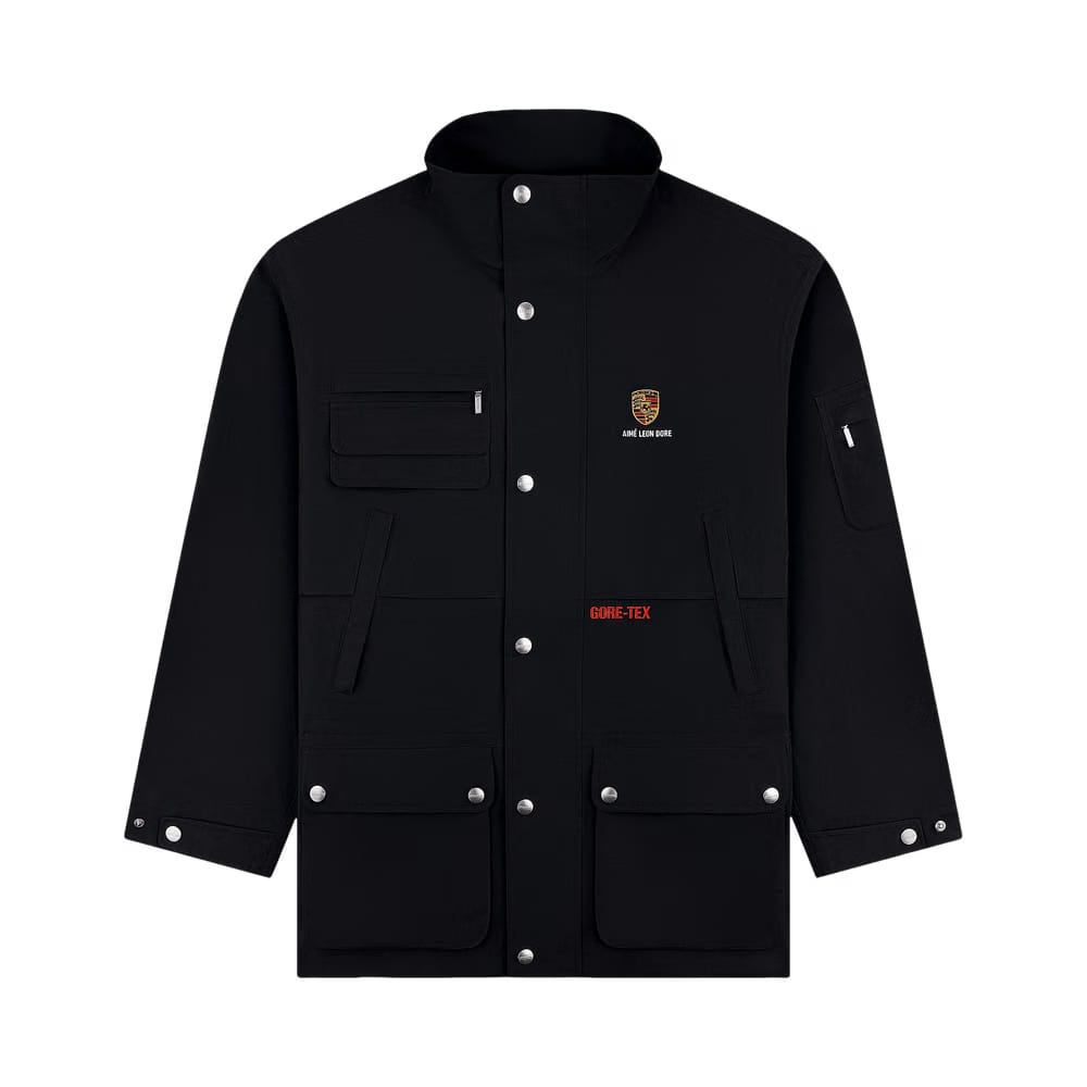 Aimé Leon Dore x Porsche GORE-TEX Cabrio Jacket Jet Black