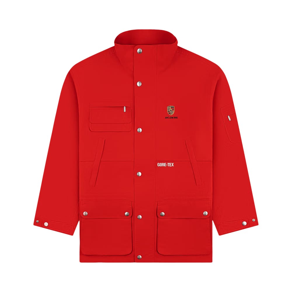 Aimé Leon Dore x Porsche GORE-TEX Cabrio Jacket Tango Red