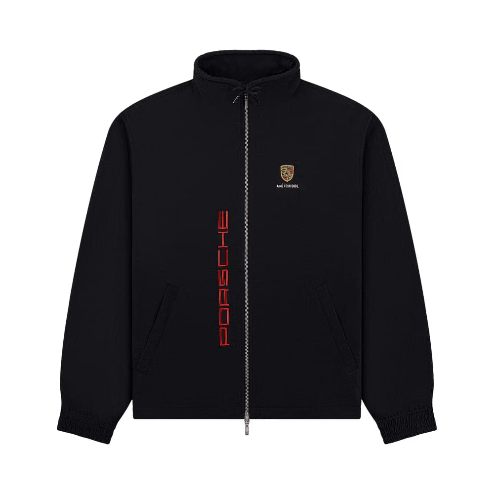 Aimé Leon Dore x Porsche Nylon Track Jacket Jet Black