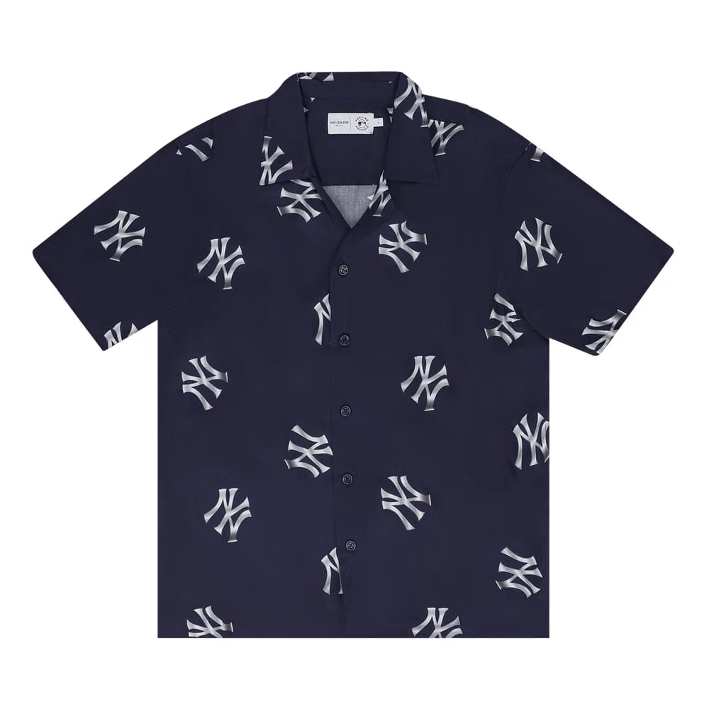 Aimé Leon Dore Yankees Leisure Shirt Navy Blazer